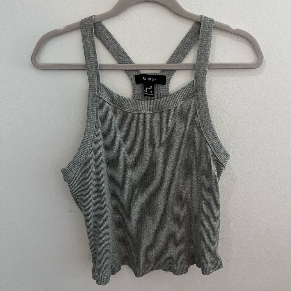 Forever 21+ Grey Crop Top!!